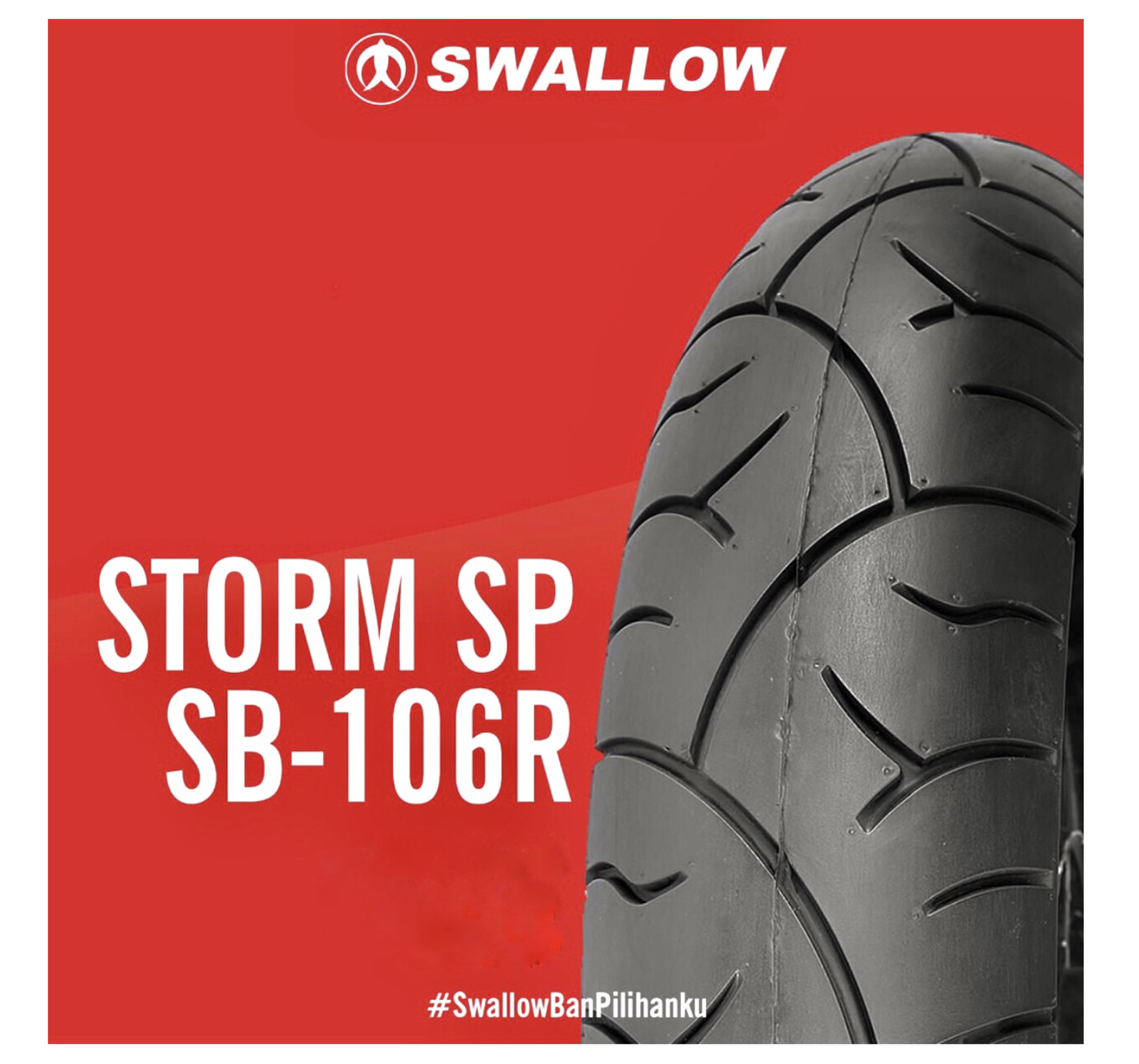 Ban Swallow Storm SB106 130/90-15 ( Belakang / Rear )